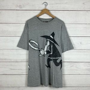Vintage 1990s RARE MAD Spy vs Spy All Over Print T-Shirt XL